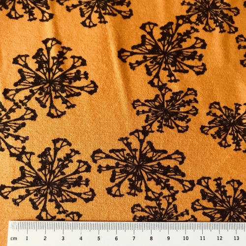 Jersey Blumen senfgelb